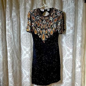 Vintage Sequin Dress size small